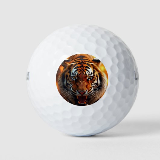 Tiger Golfball (Vorderseite)