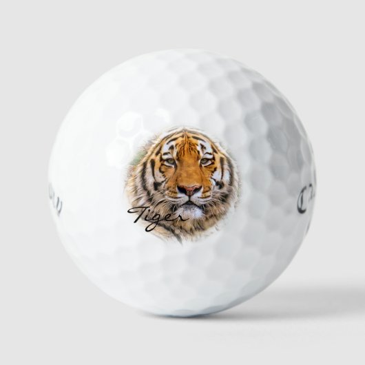 Tiger Golfball (Vorderseite)