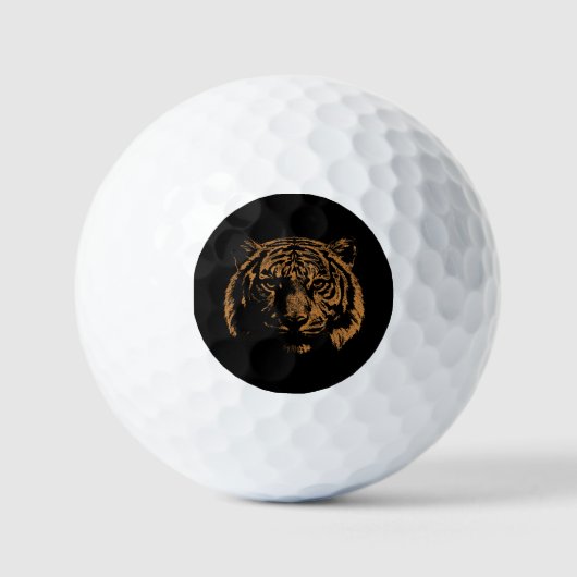 Tiger  golfball (Vorderseite)