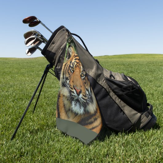Tiger Golfhandtuch (Gras)