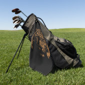 Tiger  golfhandtuch (Gras)