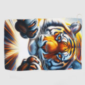 Tiger Golfhandtuch (Horizontal)