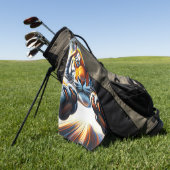 Tiger Golfhandtuch (Gras)