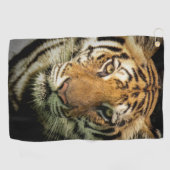 Tiger Golfhandtuch (Horizontal)