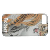 Tiger-Grafik Case-Mate iPhone Hülle (Rückseite (Horizontal))