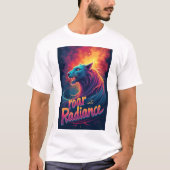 Tiger Graphic "Roar in Radiance" T-Shirt (Vorderseite)