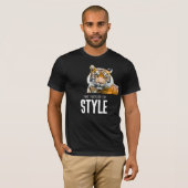 Tiger Graphic“The Future of Style” T-Shirt (Vorne ganz)