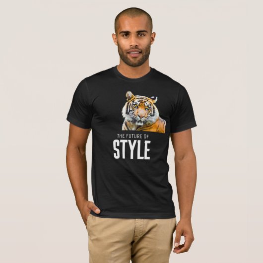 Tiger Graphic“The Future of Style” T-Shirt (Vorne ganz)