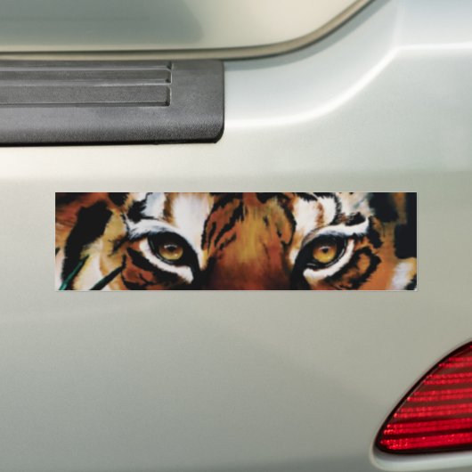 Tiger Green Jungle Blätter Autoaufkleber (Auf Auto)