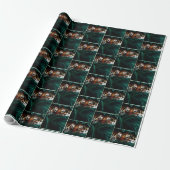 Tiger Green Jungle Blätter Geschenkpapier (Ungerollt)