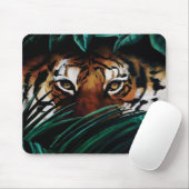 Tiger Green Jungle Blätter Mousepad (Mit Mouse)