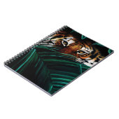 Tiger Green Jungle Blätter Notizblock (Linke Seite)