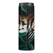 Tiger Green Jungle Blätter Thermosbecher (Rückseite)