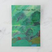 Tiger Greeting Card Karte (Innenseite)
