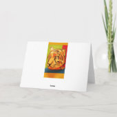 Tiger Greeting Card Karte (Rückseite)