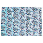Tiger Große Geschenktüte (Rückseite)