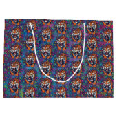 Tiger Große Geschenktüte (Rückseite)