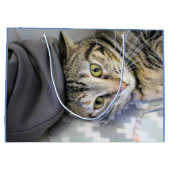 Tiger Große Geschenktüte (Rückseite)