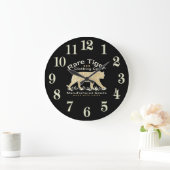Tiger Große Wanduhr (Zuhause)