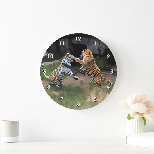 TIGER GROßE WANDUHR (Zuhause)