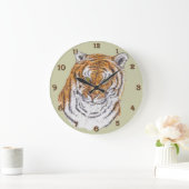 Tiger Große Wanduhr (Zuhause)