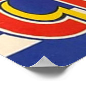 TIGER Growl Circus Ringling Bros Circus Animus Poster (Ecke)