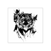 Tiger Gummistempel (Prägung)