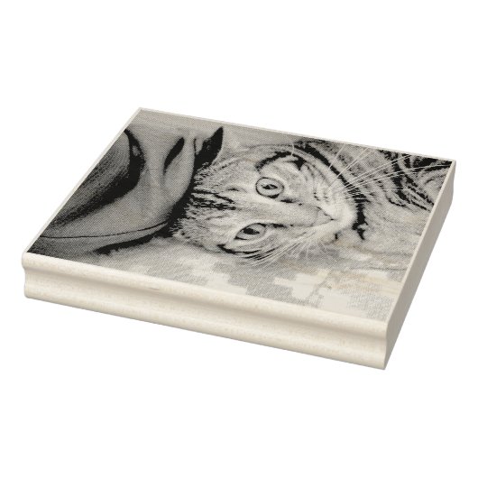 Tiger Gummistempel (Stempel)