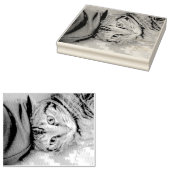 Tiger Gummistempel (Stempel)