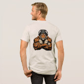 Tiger Gym Tri-Blend Shirt (Rückseite voll)
