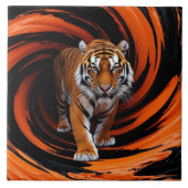 Tiger Gyre Decorative Tile Fliese (Vorderseite)