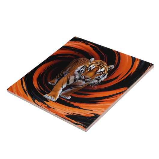 Tiger Gyre Decorative Tile Fliese (Seite)