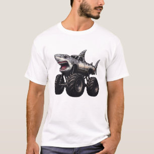 Tiger-Hai-Monster-Truck T-Shirt