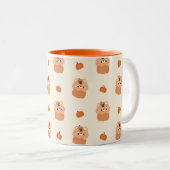 Tiger Halloween Zweifarbige Tasse (VorderseiteRechts)