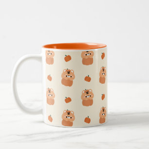 Tiger Halloween Zweifarbige Tasse