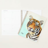 Tiger Hand bemalt Wasserfarbe Wildlife Art Planner Planer (Anzeige)