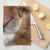 Tiger Handtuch (Viertel Falte)