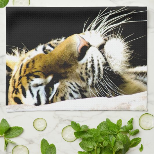 Tiger Handtuch (Gefaltet)