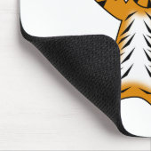 Tiger Happy Euphoric Cat Nature Wild Life Mousepad (Ecke)