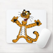Tiger Happy Euphoric Cat Nature Wild Life Mousepad (Mit Mouse)