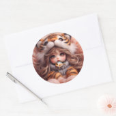 Tiger Hat Doll Sticker (Umschlag)