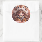 Tiger Hat Doll Sticker (Tasche)