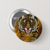 Tiger-Hauptknopf Button (Vorne & Hinten)