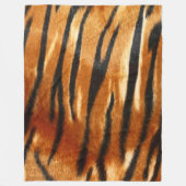 TIGER-HAUT-FLEECE-DECKE FLEECEDECKE (Vorderseite)