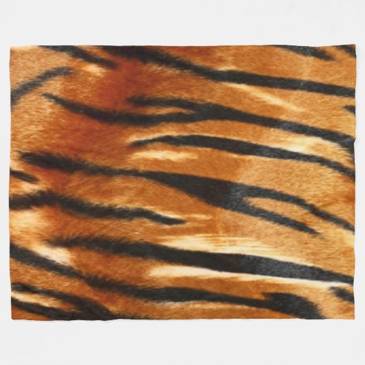 TIGER-HAUT-FLEECE-DECKE FLEECEDECKE (Vorderseite (Horizontal))