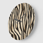 Tiger Haut Nahtlose Textur Große Wanduhr (Winkel)