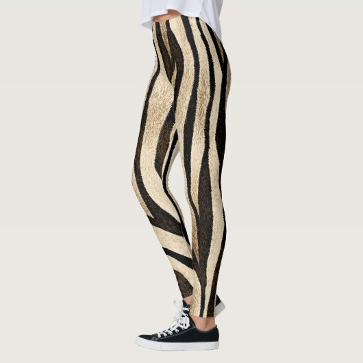 Tiger Haut Nahtlose Textur Leggings (Links)