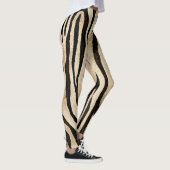 Tiger Haut Nahtlose Textur Leggings (Rechts)