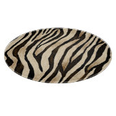 Tiger Haut Nahtlose Textur Schneidebrett (Ecke)