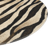 Tiger Haut Nahtlose Textur Schneidebrett (Ecke)